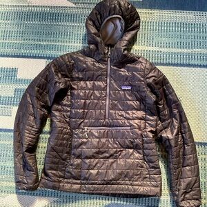 Patagonia Black Nanopuff Pullover Jacket